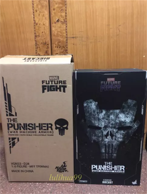 Hot Toys 1/6 Marvel Future Fight The Punisher War Machine Armor Figure VGM33D28 2