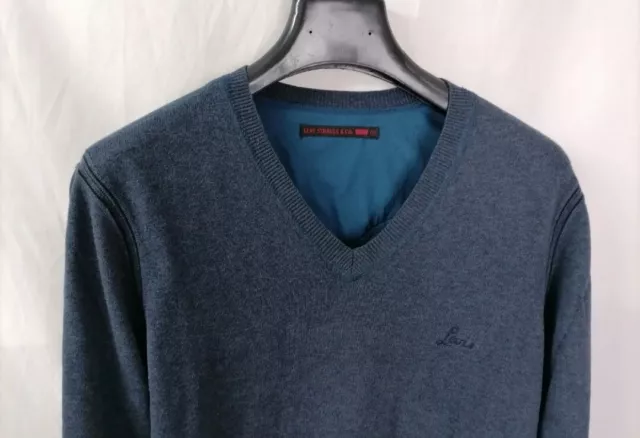 LEVI'S Maglione CASUAL in COTONE Maglioncino Pullover Sweater Taglia S Uomo 2
