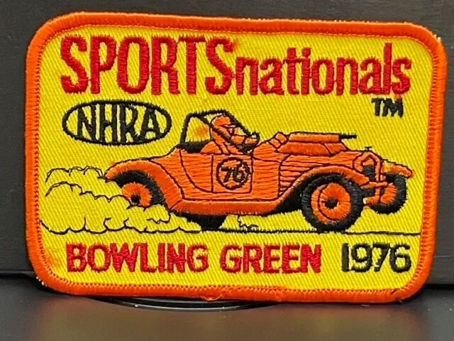 Vrhtf "1976 "Sportsnationals Bowling Green Ky4 1/4"X 3" Patch Ex Condition