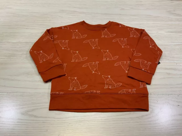 okie dokie Long Sleeve Shirt, Toddler's Size 3T, Orange NEW MSRP $20