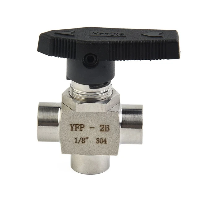 Vanne à Bille En Acier Inoxydable 304 - Filetage NPT Femelle, Pour Plomberie Et Chauffage, Robuste Et Étanche