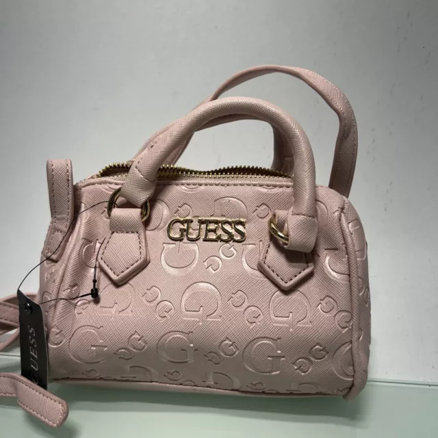 Guess women's Kylee Mini bag purse Satchel blush