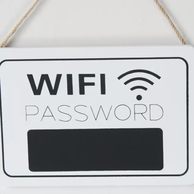 Wifi WLAN Wandschild Dekoschild Türschild Hinweissschild mit Seil zum 3