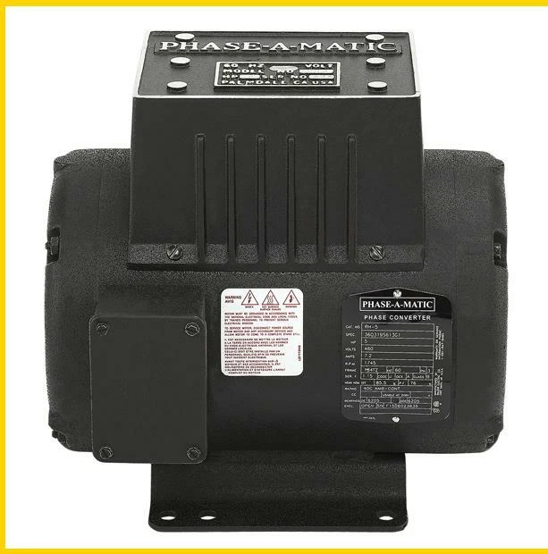 Rh-5  5 Hp - 460 Vac - Phase-A-Matic Rotary Phase Converter