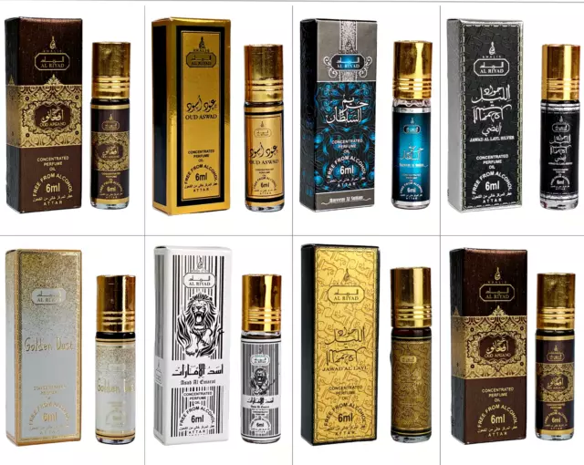 Perfume Oil Al Riyad Khalis 6ml Alcohol-free Concentrated Roll-on Fragrance Gift