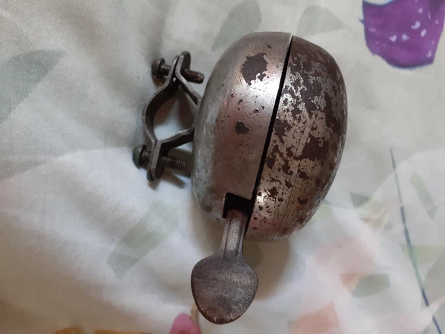 Grande Sonnette De Vélo Ancienne – Rare, Fonctionnement OK – Marque VELO