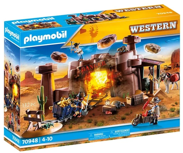 PLAYMOBIL SET 70948 Gold Mine and Gold Hunters Western NEW BOXED