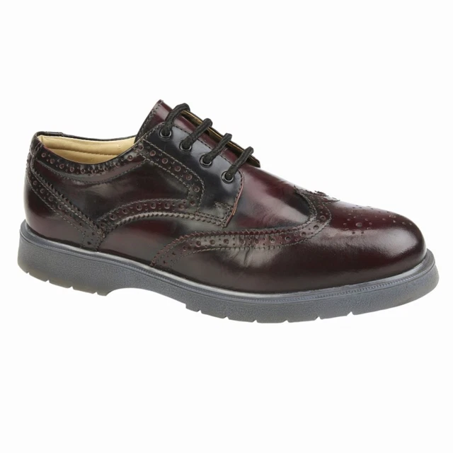 oxblood brogue shoes
