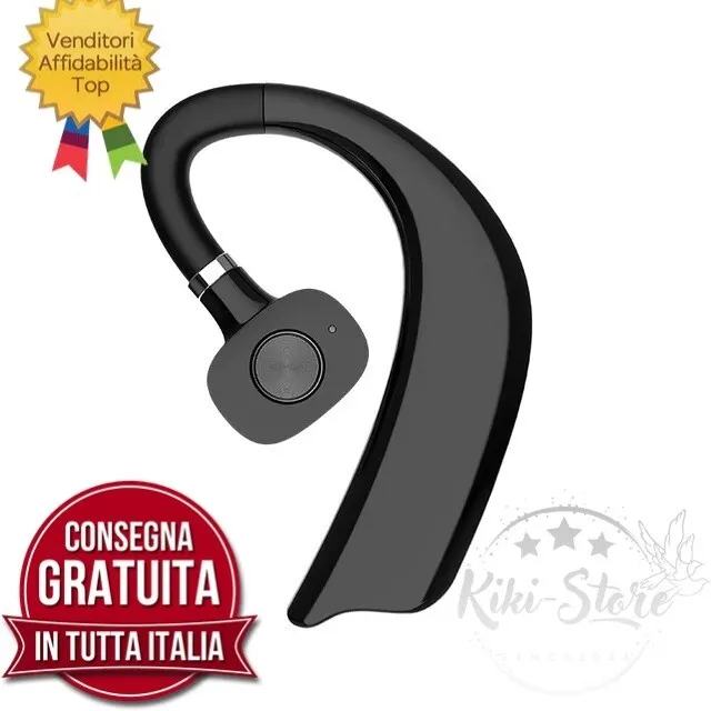 Cuffie Auricolari Bluetooth Wireless con Microfono per lavoro e/o ufficio