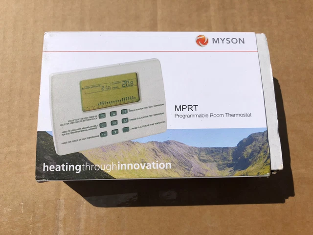 MYSON MPRT PROGRAMMABLE Room Thermostat £35.00 - PicClick UK