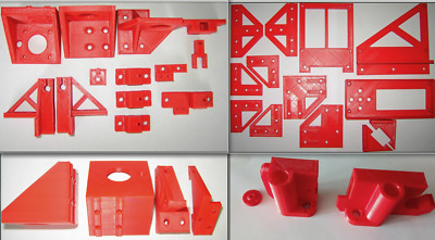 Am8 CONVERSION KIT METAL FRAME Rebuild Kit parts set di trasformazione parti ABS for Anet a8 