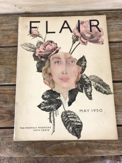 Flair Magazine May 1950 John O'Hara Birdland Edward Kasper Mid Century Design Flair Magazine May 1950 John O'Hara Birdland Edward Kasper Mid Century Design