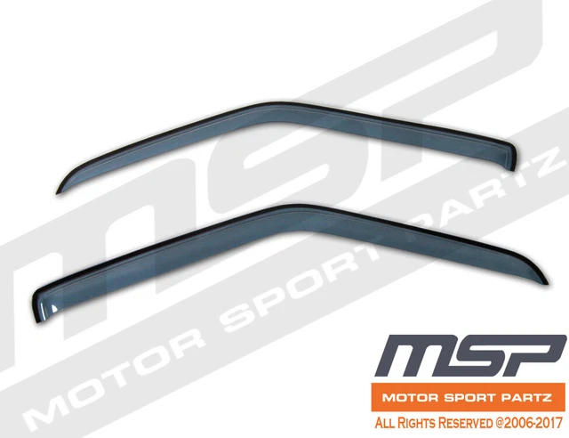 Ash Grey Outside Mount JDM Vent Visors Deflector 2pcs For Acura RSX 02-06