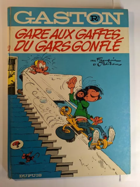 gaston lagaffe	gare aux gaffes du gars gonfle	R3 1973	 DR	franquin