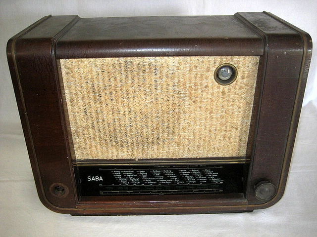 origine Radio a tubi SABA tipo Villingen W anni '50, ben conservata, per revisione