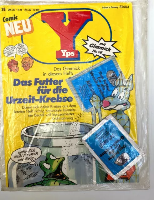 YPS #26 mit gimmick Das Futter für die Urzeit-Krebse 1976 NEU OVP (öffnen)