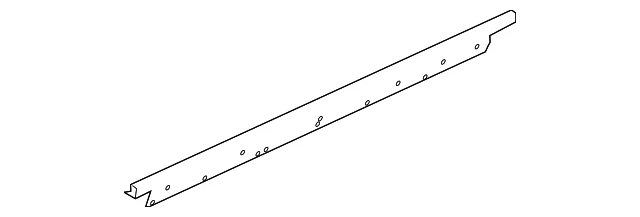 Genuine Nissan Outer Panel Bracket 933K1-9BA0C