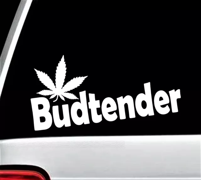 Budtender Marijuana Cannabis Hemp Farmer Medical Dispensary Farm Decal Car M1124