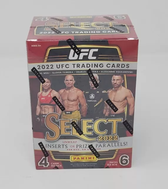 2022 Panini Select UFC Trading Cards Blaster Box Prizm Parallels Factory Sealed