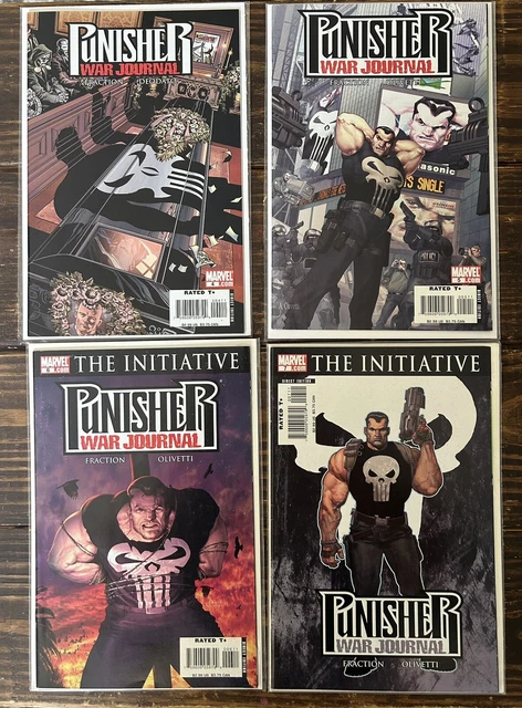 PUNISHER War Journal Marvel Comics Lot 4-7  Fraction Olivetti 2007