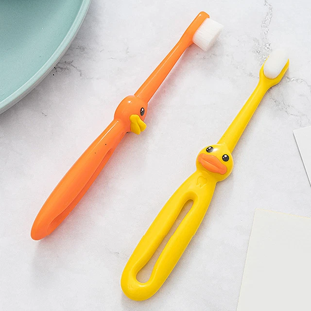 Toddler Toothbrush Non-slip Cartoon Handle Infant Soft Teeth Brush Lightweight