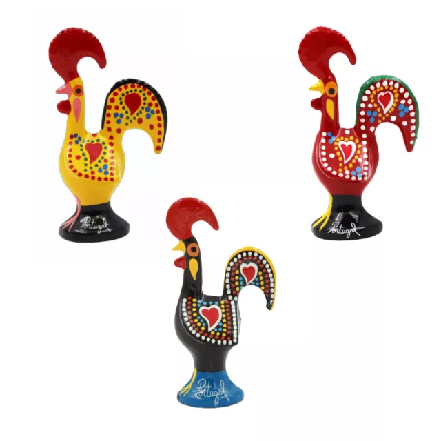 2.5" Inch Traditional Portuguese Decorative Fridge Refrigerator Magnet Rooster