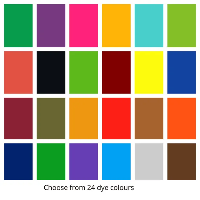 All-in-One-Säurefarbstoffe - groß (50g) - 24 Farben für Wolle, Seide, Federn, Nylon 3