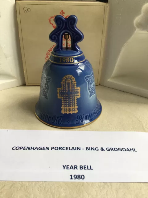 Bing & Grondahl - Copenhagen Porcelain - Year Bell 1980