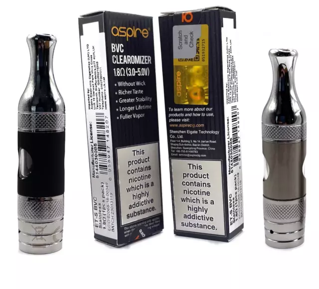 Genuine Aspire ET-S Clearomizers / Atomizers / Vape Tanks /ETS