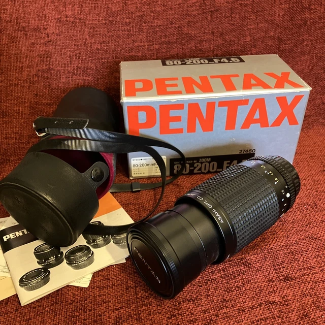 Lente SMC PENTAX 80-200-F4,5, en estuche y caja 27460