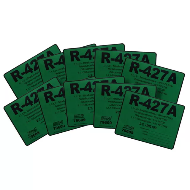 R-427A / R427A Label # 79609 , Pack of (10)