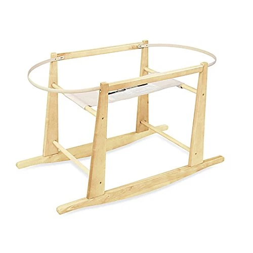 Rocking Moses Basket Stand Natural Rocking Moses Basket Stand Natural