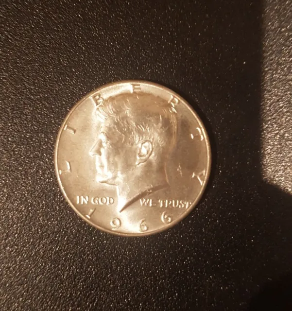 USA  1/2 Dollar - 1966  Kennedy 0.400 Silver Coin