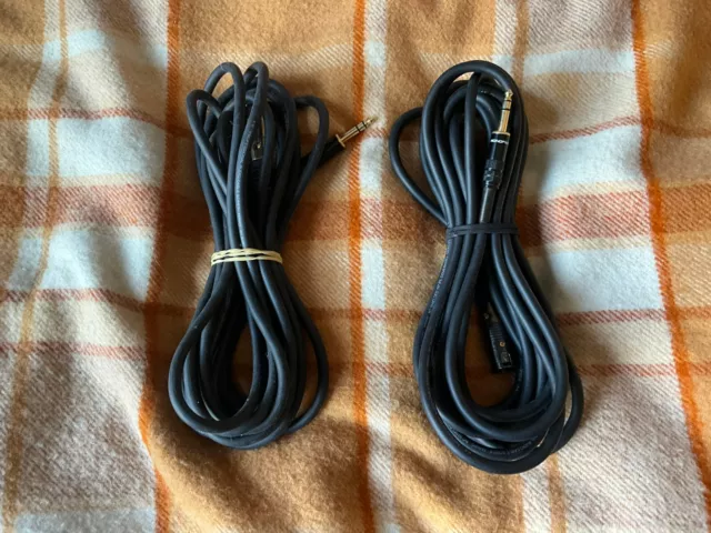 2x Monoprice 25ft Premier Series XLR Male to 1/4in TRS Male Cable, 16AWG