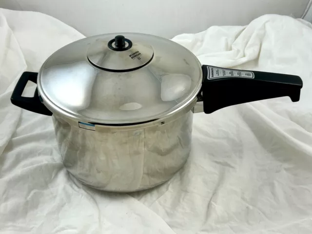 Kuhn Rikon Stainless Steel Pressure Cooker Duromatic Inox Long Handle 5L/22cm