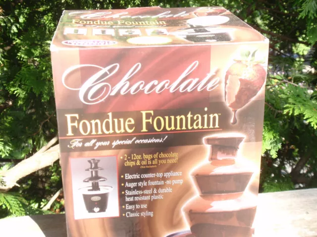 Petite Fontaine À Fondue Chocolat Nostalgie Électrique 2