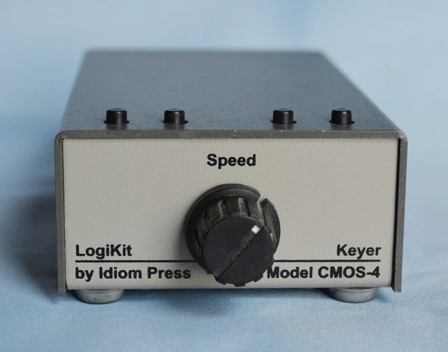 LOGIKIT MODEL CMOS4 Morse Code Electronic Keyer Very Clean! 51.00