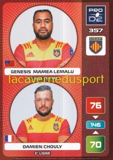 MAGNET RUGBY # USAP PERPIGNAN # TOUS LES MATCHS DISPONIBLES SUR DEMANDE