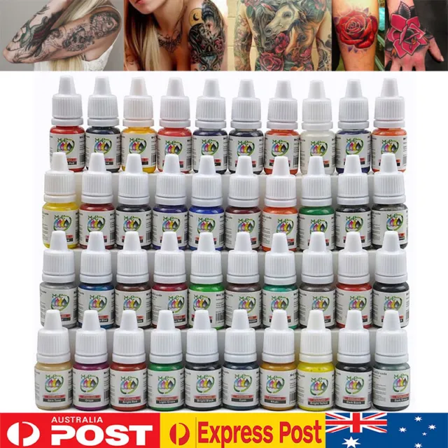 Professional Tattoo Ink Monochrome 40 Colors Set Pure Plant Tattoo Pigment Kit