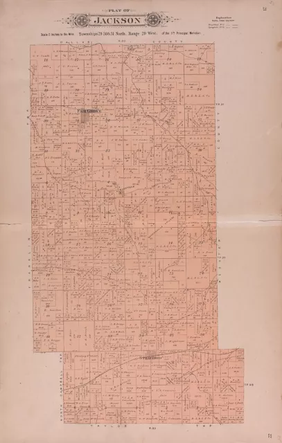 1904 Atlas GREENE COUNTY plat maps MISSOURI old GENEALOGY history Land DVD P116