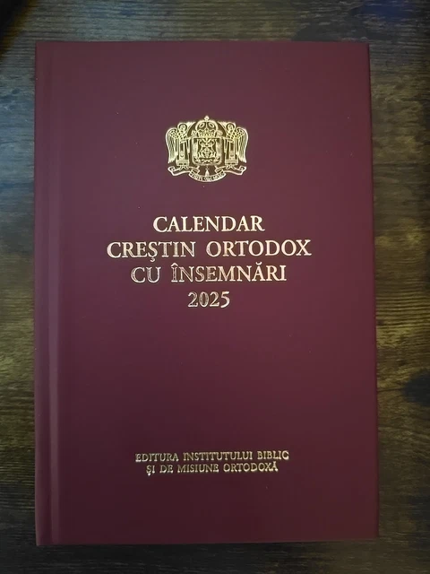 CALENDAR CRESTIN ORTODOX Cu Insemnari 2025 £7.50 PicClick UK