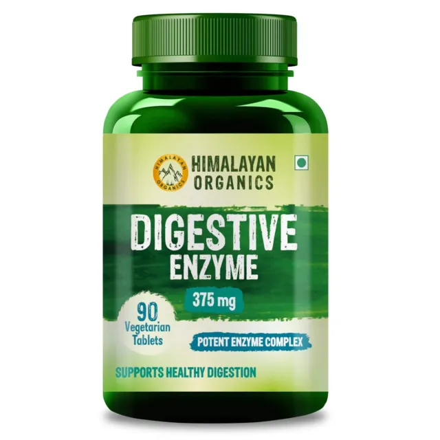 Digestive Enzyme with Bromelain & Papain Supplement Supports Digestion 90 Tablet