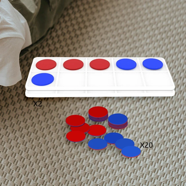 GIANT PLASTIC TEN Frames Set Math Tool for Early Math Kindergarten