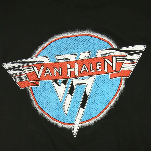 Hot Topic Van Halen Black Logo Reproduction Band T Shirt Size Womens Med NWT NEW