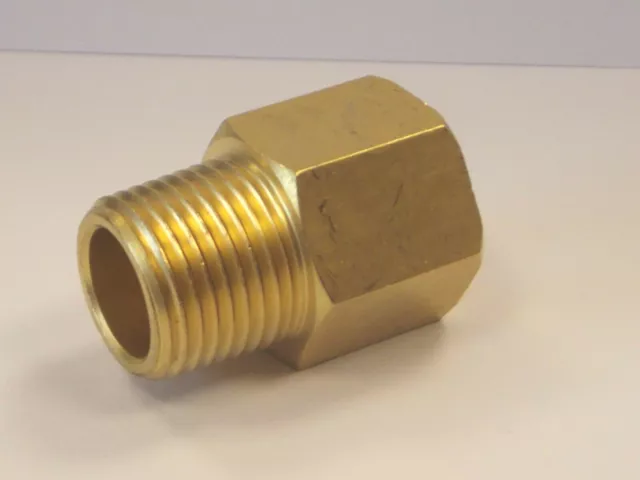 Metric & BSP Male to Female BSP in Brass -European Male-Fem Extension Adapters