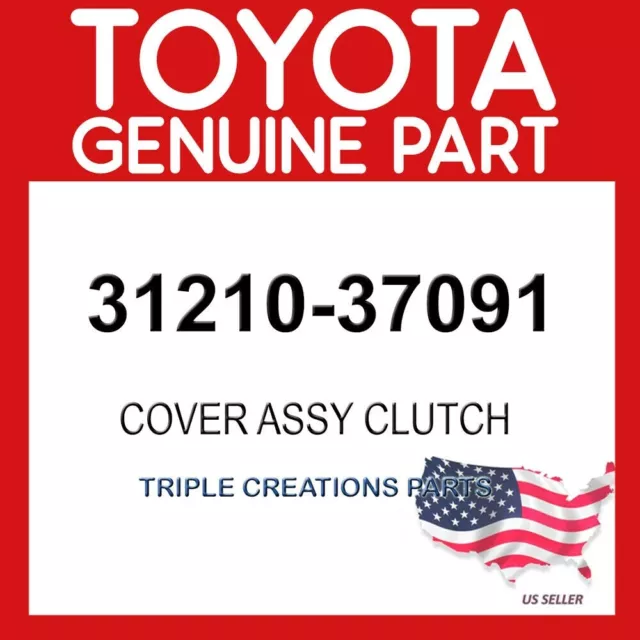 Toyota Genuine 3121037091 Cover Assy, Clutch 31210-37091