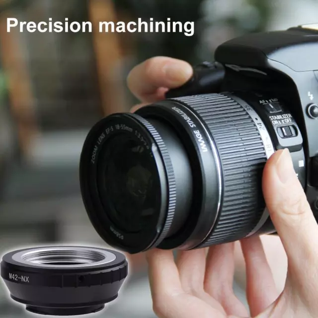 M42-NX M42 Thread Lens to NX Mount Camera Lens Adapter Ring for Samsung