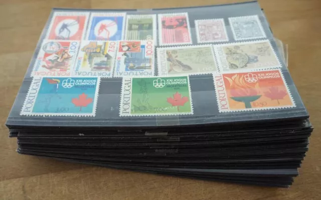 1976 Portugal; 10 komplette Jahrgänge, postfrisch/MNH, ME 1360,-