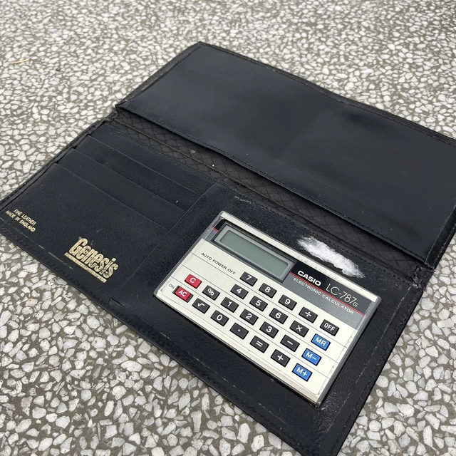 CASIO 電卓 伝票ホルダー付き