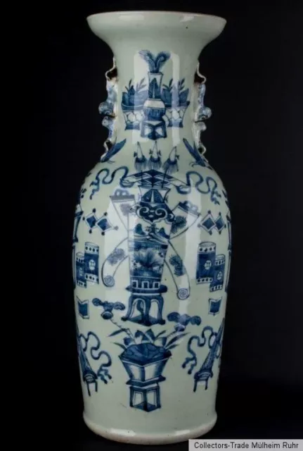 China 19. Jh. Qing - A Large Chinese Baluster Vase - Chinese Chinese Jiaqing Vase